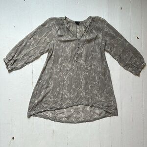 Club Monaco Sheer Silk Tunic